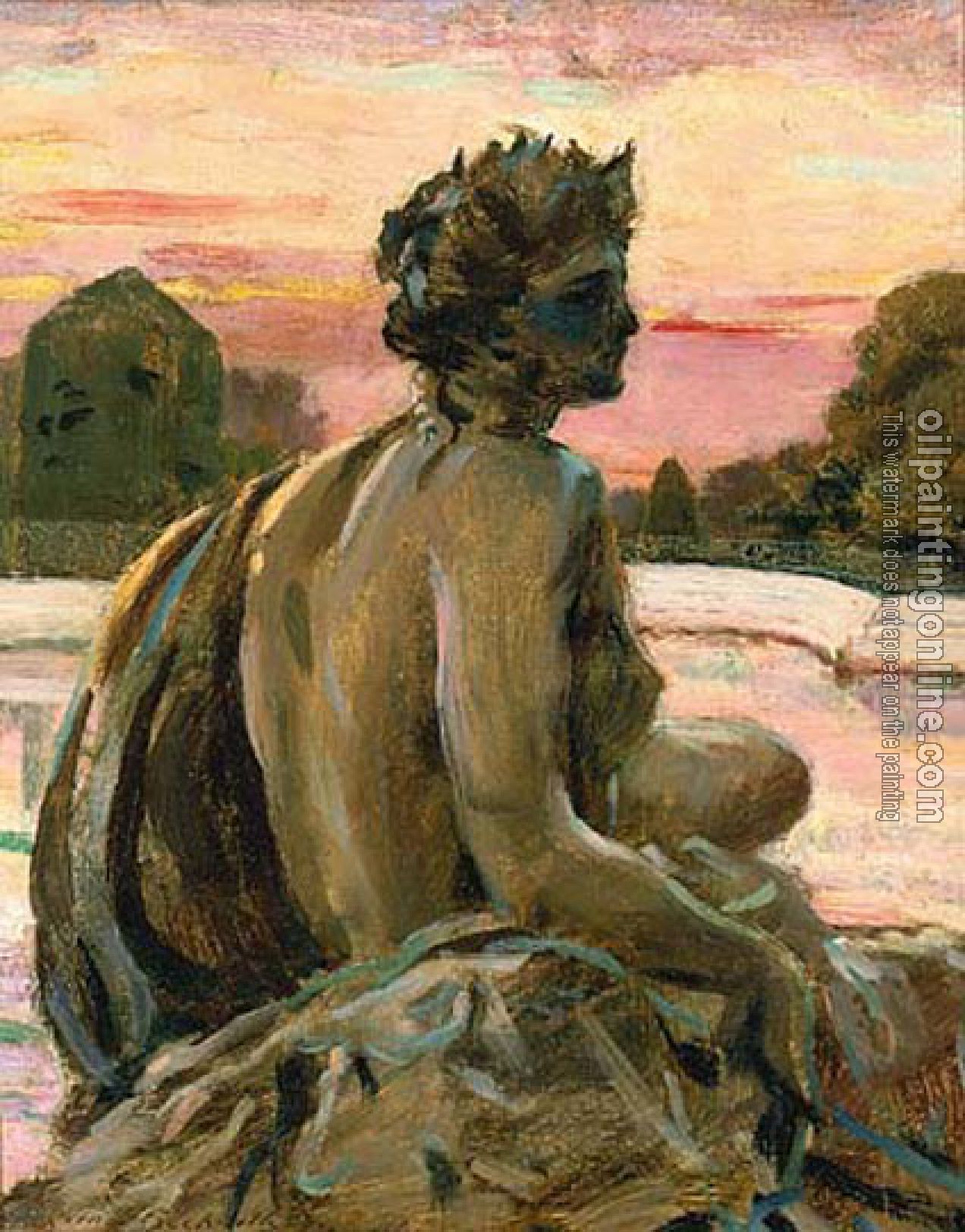 Beckwith, James Carroll - One of the Figures at the Parterre d'Eau